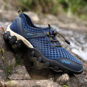 Scarpe da trekking outdoor sportive leggere in tessuto a rete scarpe da uomo sportive da uomo - Foto 1 di 16