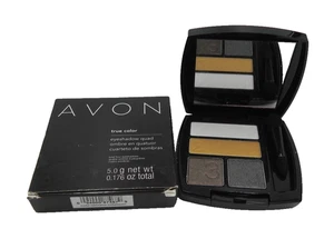 Avon True Color Eyeshadow Quad: METAL EYES, Discontinued, New, Free Shipping - Picture 1 of 4