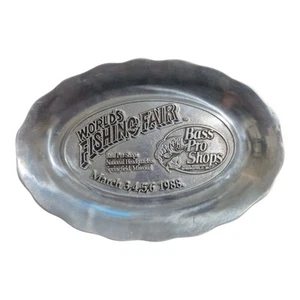 RARE World's Fishing Fair 1988 Bass Pro Shops Museum Johnny Morris Pewter 99/100 - Picture 1 of 9