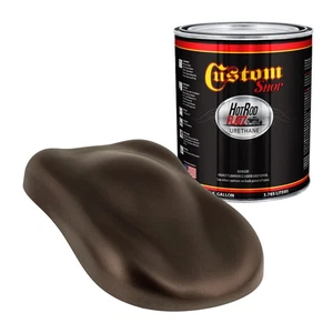 Hot Rod Flatz Mahogany Brown Metallic Urethane Auto Flat Car Paint, Gallon Only - Picture 1 of 5