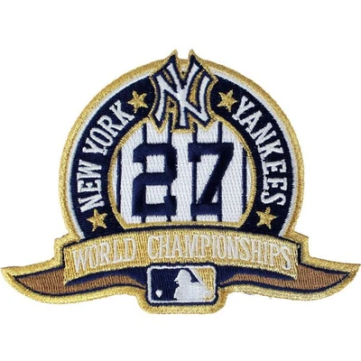 2009 New York Yankees "27th" World Series Title Championships Gold Version Patch - Image 1 of 2