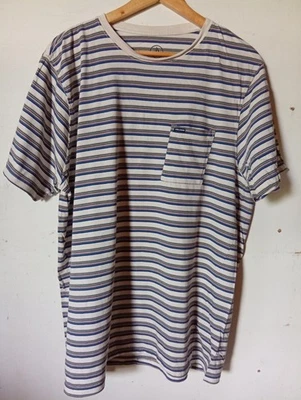 Volcom Modern Fit Striped Cotton Men's  Short Sleeve T-Shirt Size 2XL #Tee100 - Image 1 of 4
