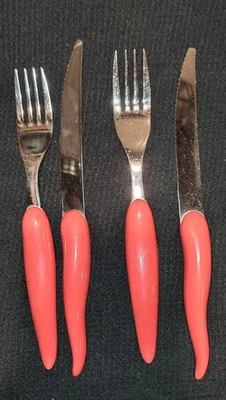 A di Allessi Pizzabesteck/ Pizzabesteck Edelstahl/ Messer und Gabel - Bild 1 von 4