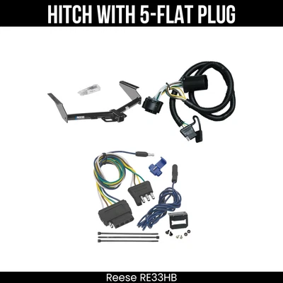 Reese Trailer Hitch + 5Way Wiring For 08-12 Jeep Liberty w/ Existing USCAR 7-way - Image 1 of 4