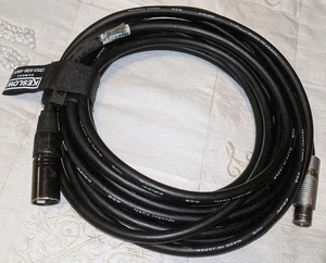 Cable de alimentación Arri 24v, Alexa, ArriCam, rojo, Sony, 3 pines XLR a 2 pines Fisher X-Long - Imagen 1 de 6