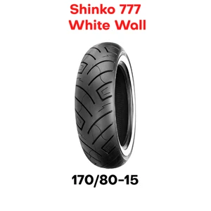 Nuevo Neumático Trasero Moto Shinko 777 SR777 Pared Blanca 170/80-15" 170 80 15 83H HD - Imagen 1 de 2