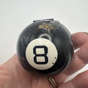 Vintage 1940’s-50’s Wadsworth Novelty 8 Ball Powder Compact - Picture 1 of 14
