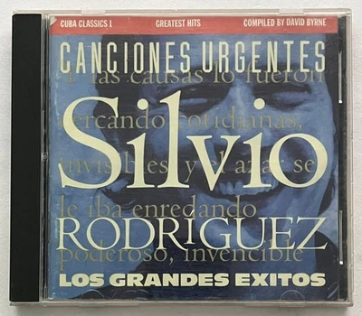 SILVIO RODRIGUEZ - LOS CLASICOS DE CUBA 1 - US CD ALBUM STAINED ON INLAY - Image 1 of 3