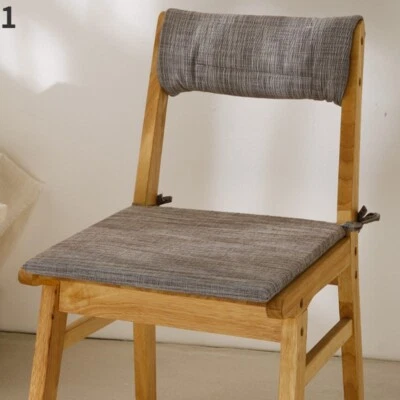 1x Cotton Linen Japanese Cushion Breathable Thick Dining Table Chair Pad No Slip - Image 1 of 4