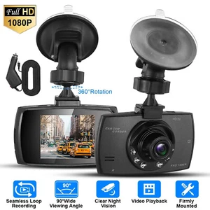 1080P HD Car Dash Camera Video DVR Recorder Front Night Vision Dashcam G-Sensor - Picture 1 of 12