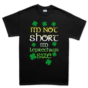 Maglietta I'm Not Short, I'm Leprechaun Taglia - Giorno di San Patrizio - Maglietta Lucky Saint - Foto 1 di 12