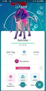 Pokémon Shiny Dynamax Suicune - MlNl P T C - Read Description - Picture 1 of 1