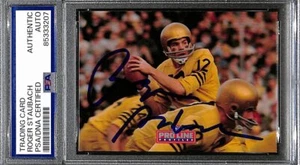 Roger Staubach HOF Signed/Auto 1992 Pro Line Profiles #2 Navy Cowboys PSA 190931 - Picture 1 of 1