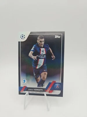 2022-23 Topps UEFA Club 1st Edition 73 Marco Verratti Black /10 - Image 1 of 2