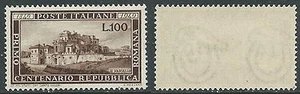 1949 ITALIA REPUBBLICA ROMANA LUSSO MNH ** - B7 - Picture 1 of 1