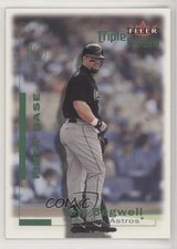 2001 Fleer Triple Crown RBI Green /132 Jeff Bagwell #42 HOF