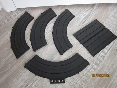 Marx Slot Car Track Lot 4 Curved 2 Straight Includes Terminal Track VGC - Image 1 of 4