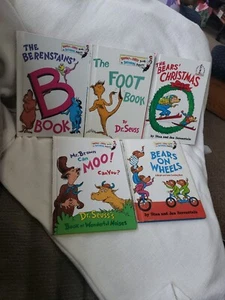 Lot of 5 Dr. Seuss Children Kids Books Hardcover Bright & Early And Beginner - Picture 1 of 12
