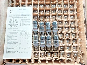 US Stock! 8x 6N3P-E 6N3 (6Н3П-Е) (6CC42 6385 ECC42) Tubes Valves NEW OTK - Picture 1 of 3