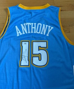 NBA Denver Nuggets Carmelo Anthony Signed swingman Jersey Psa Coa - Picture 1 of 4