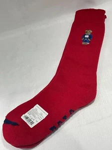 Calze Uomo Rosso Polo Ralph Lauren Polo Bear Spesse Calde NUOVE - Foto 1 di 5