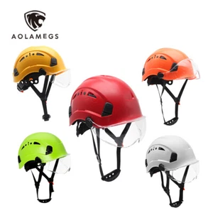 Casco de seguridad construcción ABS ventilado multicolor gorra de trabajo sombrero duro con visera - Imagen 1 de 20
