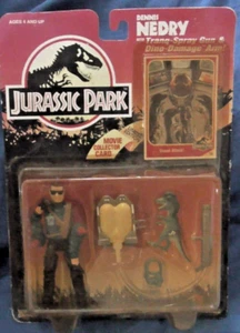 Vintage 1993 Jurassic Park Dennis Nedry Action Figure 4.5” Kenner New in Pack - Picture 1 of 7