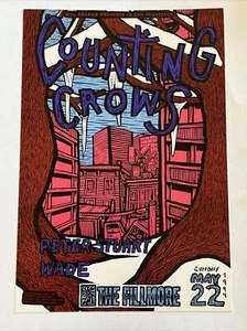 Counting Crows Original Concert Poster Fillmore May 22 1994 Set Part 4 of 4 - Picture 1 of 2