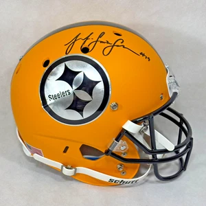 Casco réplica JuJu Smith-Schuster firmado Pittsburgh Steelers Schutt JSA con caja - Imagen 1 de 24
