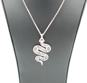 Gianni Bulgari ENIGMA Collection Collar de serpiente de plata de ley - Imagen 1 de 4