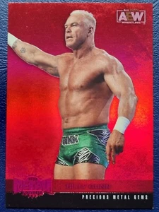 2022 AEW Billy Gunn Red PMG /100 Upper Deck Skybox Metal Universe Mint #74058 - Picture 1 of 2