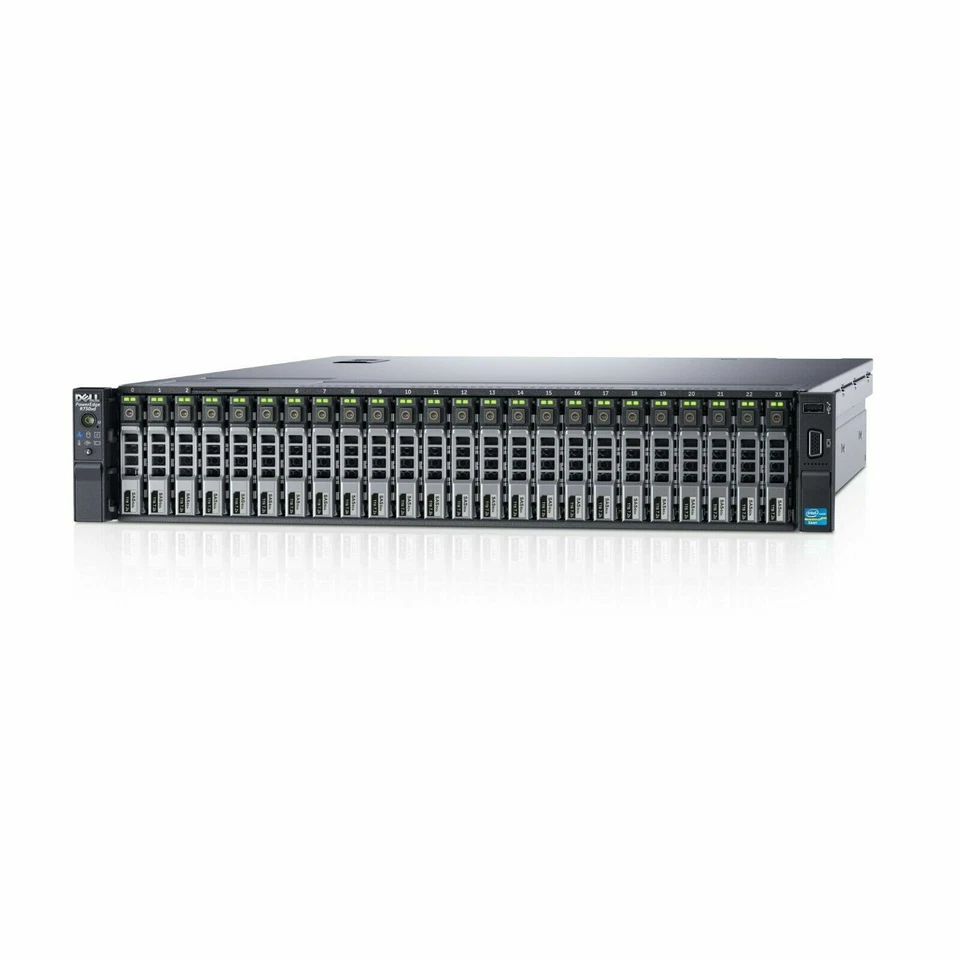 Dell PowerEdge R730xd 2 x 10-Core E5-2660v3 2.6GHz 26x 2TB = 52TB SAS 2U Server - Image 1 of 1