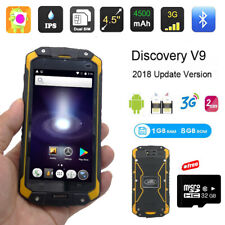 Smartphone 3G robuste Discovery V9 débloqué double cœur 4,5 pouces extérieur téléphone Android 