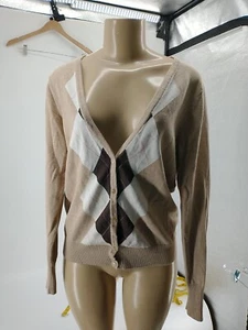 Old Navy Cotton Cardigan - Beige Size L - Picture 1 of 9