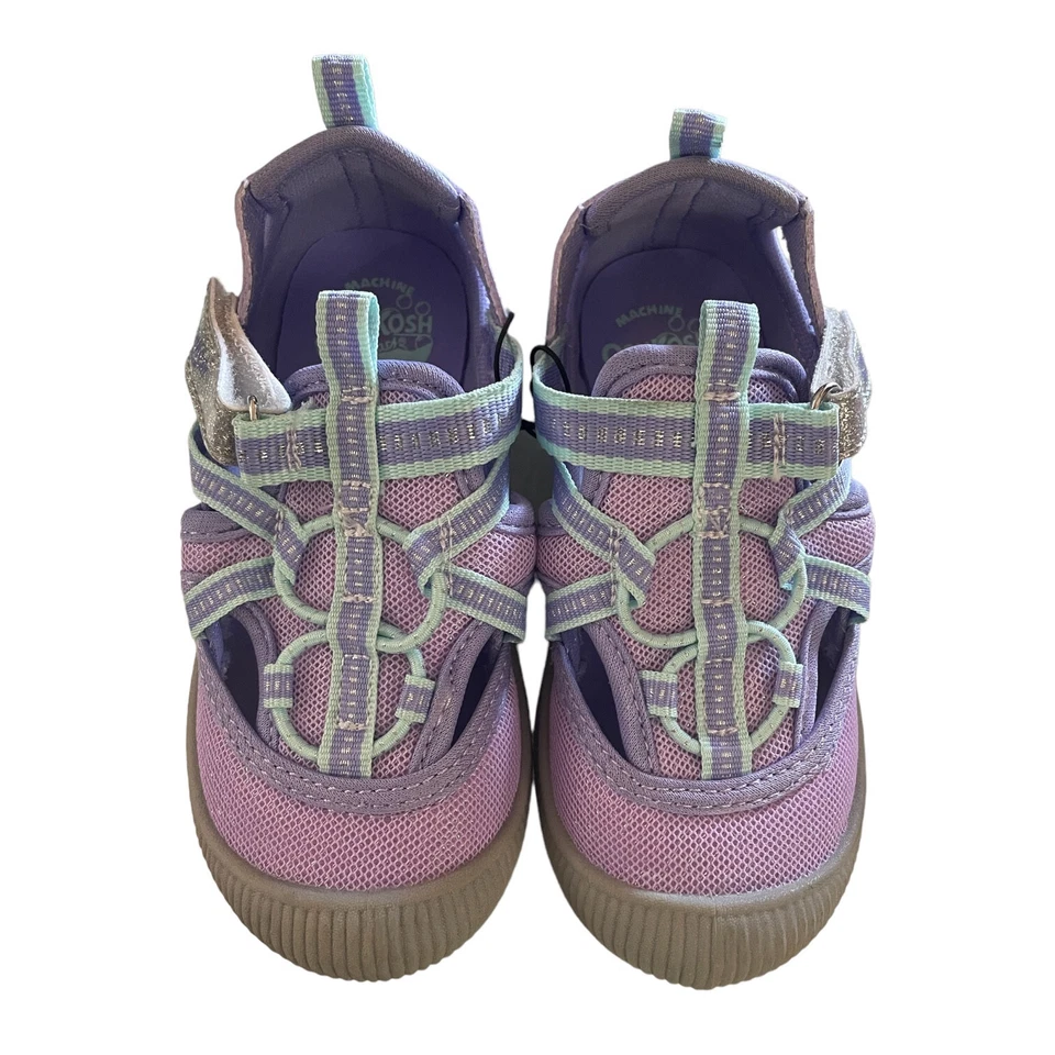 NUEVO CON ETIQUETAS Niñas OSHKOSTH B'GOSH Everplay Púrpura/Azul Zapatos Bumptoe Talla 6 Foto 1 de 1