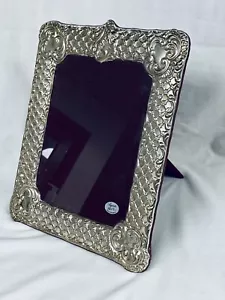 Italian Argento 925 Inalterabile Large Silver Frame- W/ Hallmarks- 6.5” x 8.5” - Picture 1 of 20