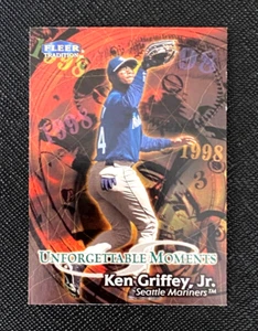 1998 Fleer Tradition #584 Ken Griffey Jr. "Unforgettable Moments" - Picture 1 of 2