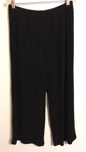 Coldwater Creek Womens Pants Size PL Stretch Textured Pull On Acetate - Picture 1 of 4