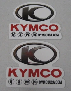 Calcomanía pegatina KYMCO KymcoUSA.com 3.0""x2.5"" Nuevo ATV UTV Motorcycle & Scooter Co. - Imagen 1 de 2
