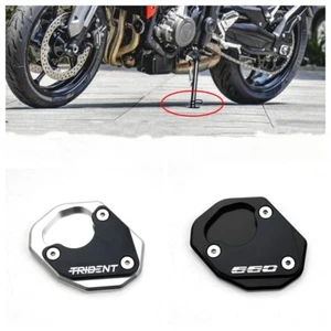 For Triumph Trident 660 2021 2022 Kickstand Foot Side Stand Extension Pad - Picture 1 of 16