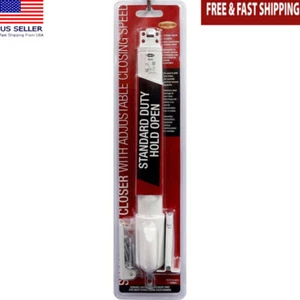 Single Hold-Open Closer Kit Hands Free Keep Function Adjustable Easy Install New - Picture 1 of 4