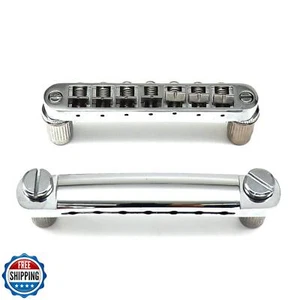 7 string guitar bridge Set, Tune-O-Matic Bridge and Stop Bar Tailpiece with A - Picture 1 of 5