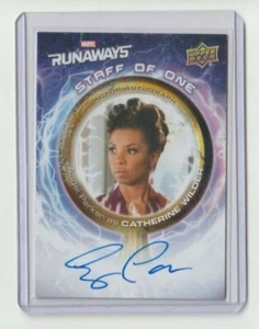 Marvel Runaways Autograph Trading Card Brigid Angel Parker as Catherine Wilder B - Picture 1 of 2