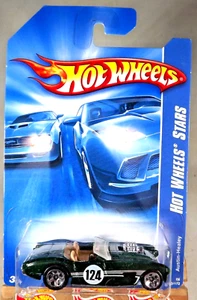 2008 Hot Wheels #83 Hot Wheels Stars AUSTIN-HEALEY Dark Green Variant w/5 Spokes - Picture 1 of 5