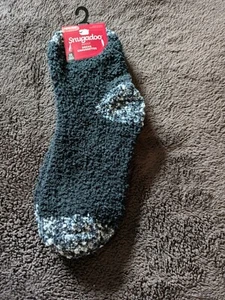 Snugadoo Black, Gray & White Soft Knit Ankle Socks- Adult One Size Save$$๐ฐ๐ฐ๐ฐ - Picture 1 of 1