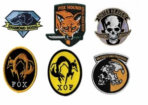 Patch Metal Gear Iron On Sew Fastener Embroider Clothes Bag Accessories - Picture 1 of 7