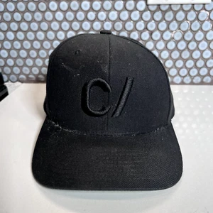 Unknown Hat C / Snap Back Black Green Adult Baseball Embroidered Hat - Picture 1 of 10