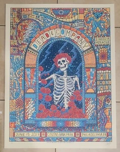 Dead and Company Poster VIP Citizens Bank 2023 Philadelphia A/P Signed - Picture 1 of 1