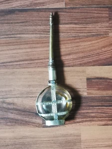 Alte Parfum FLASCHE mit GEWINDE / Silber u. Messing ? - Bild 1 von 1