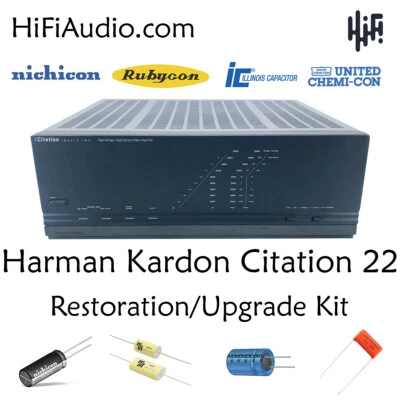 Harman Kardon Citation 22 condensador restauración recapitulación reparación reconstrucción kit de actualización Foto 1 de 4